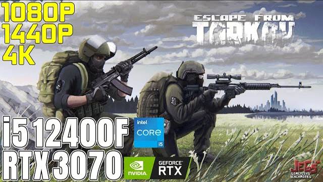 Escape from Tarkov | i5 12400F + RTX 3070 | 1080p, 1440p, 4K benchmarks! смотреть онлайн