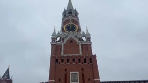 Бой Кремлёвский Курантов Гимн России . Полдень