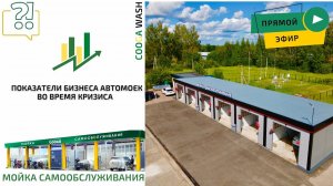 ?? ПОКАЗАТЕЛИ БИЗНЕСА АВТОМОЕК ВО ВРЕМЕНА КРИЗИСА Cooga Wash Мойки самообслуживания