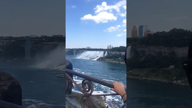 Mighty Horseshoe Falls view from Niagara Falls State Park, Canada