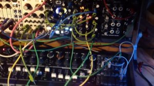 Modular generative first try. Rings, Morphagene, Minibrute, LFOs