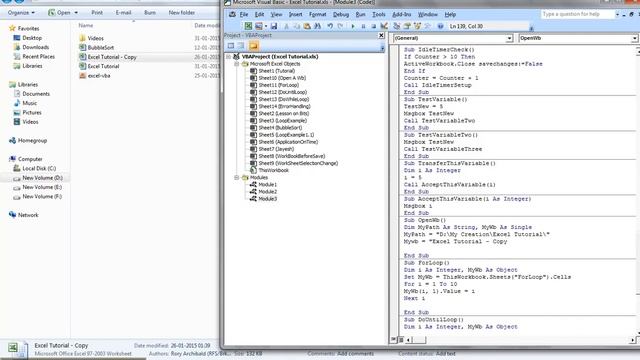 Excel VBA Tutorial 24 - How to open an Excel Workbook смотреть онлайн