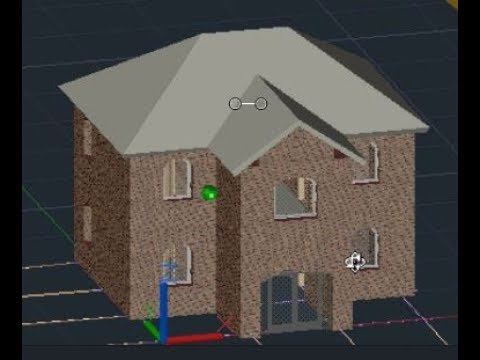 [AutoCAD Architectura. Метод проектов] Второй этаж и крыша, виды