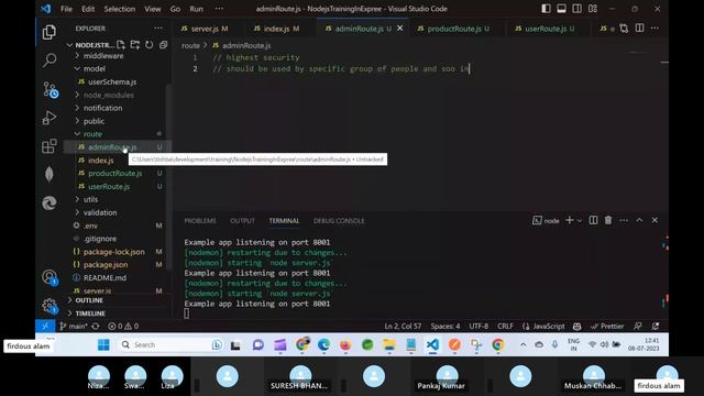 Class 8 Nodejs Tutorial  |  Javascript Node js Tutorial | Backend wen development