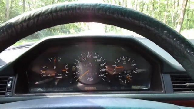 Mercedes W124 300D Turbo Beschleunigung Acceleration Test смотреть онлайн