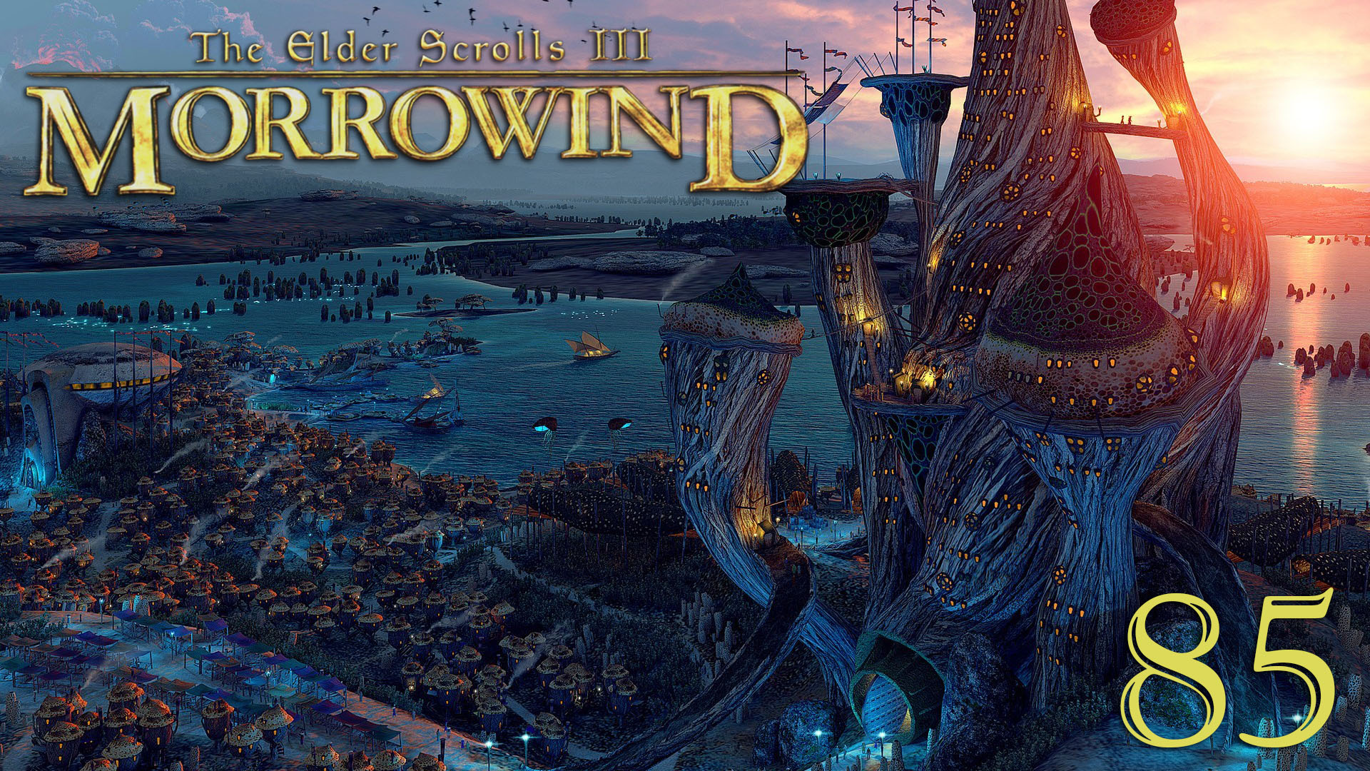 Легендарный The Elder Scrolls III: MORROWIND Fullrest #85 Тель Нага. Пещеры стенаний.