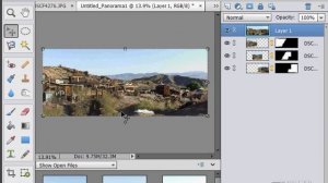 How to Make a Photomerge Panorama in Adobe Photoshop Elements 2019 2018 15 14 13 12 11 Tutorial