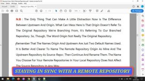 #64 : Course Git && Github | Staying In Sync With A Remote Repo | Rename The Remote Repo | Part 2