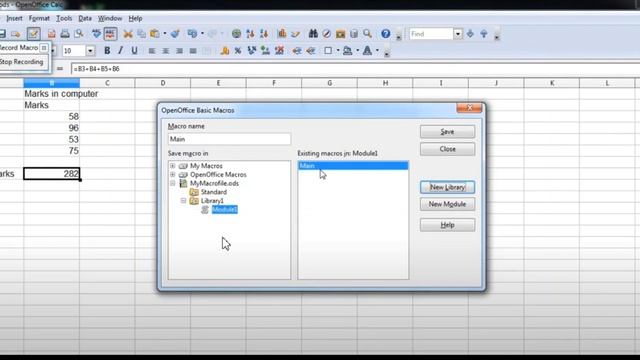 CLASS 10 - IT - CODE 402 OPEN OFFICE CALC Session 4 /USING MACROS смотреть онлайн