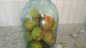 Компот из груш на зиму с лимонной кислотой на 3 литра