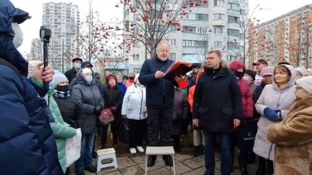 Сергей Обухов: защитим Косинские поля! Встреча с депутатом Госдумы