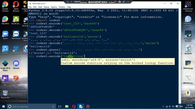 Encoding and Decoding GUI application using Python | Sending Secret Message in Python | Learn Pytho