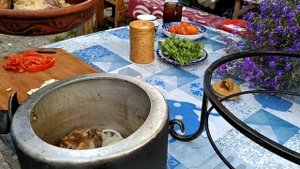 ЧАХОХБИЛИ в скороварке СССР на костре