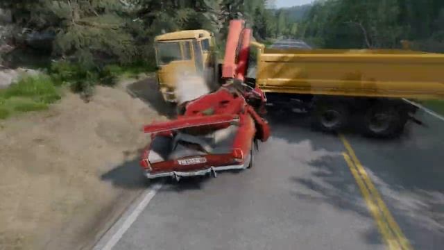 ГАЗ 24 "Волга" Краш-тест BeamNG Drive смотреть онлайн