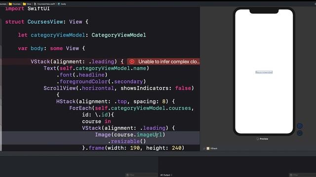 SwiftUi: How to Build an online courses app.