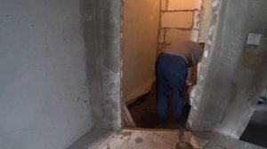 Как залить пол, толстым слоем 35см. Заливка керамзитом. Продолжаю работу в санузле.