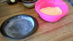 Песочный пирог с ревенем КК