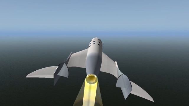 SpaceShipTwo (or VSS Unity) Takeoff from KMHV Mojave Spaceport on a runway on X-Plane 10 смотреть онлайн