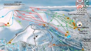 Горнолыжный курорт Trysil в Норвегии "Зоны катания"