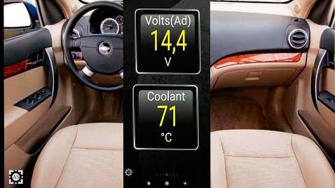 Как посмотреть температуру охлаждающей жидкости в автомобиле ELM327 Torque pro