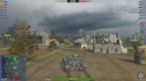 Играем с братом во взводе на AT 8 в World of Tanks Blitz