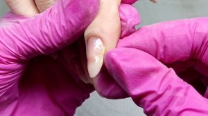 Миндаль из квадрата/хрустальный маникюр #маникюр #красивыйманикюр #ногти