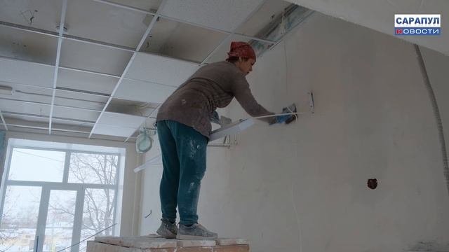 РАБОТЫ ПО КАПИТАЛЬНОМУ РЕМОНТУ В ШКОЛЕ № 1