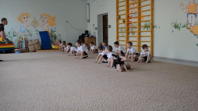 Открытый урок Акробатика детский сад №348 (28.05.15) смотреть онлайн