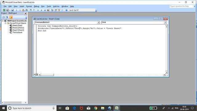Learn Excel Basic  Vba #1 Getting started with Range object