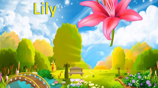 Flowers. Квіти англійською мовою. Англійська мова для дітей. English for kids