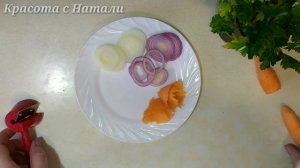 Как я делаю ОТБИВНЫЕ ИЗ СВИНИНЫ. Украшение блюда.