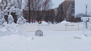 Ледяные фигуры в Череповце