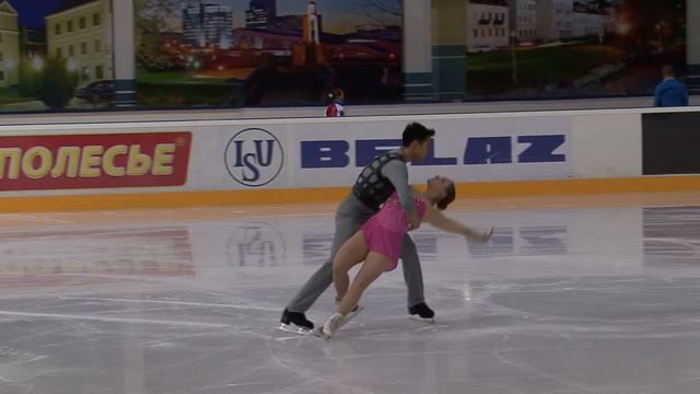 7 Madeline AARON / Max SETTLAGE (USA) - ISU JGP Minsk 2013 Junior Pairs Free Skating смотреть онлайн
