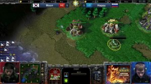 Moon (NE) vs Happy (UD) FINAL WarCraft Gold League Summer 2019 (Miker) MUST SEE
