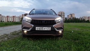 ПТФ с режимом ДХО и дальнего света на Lada X-Ray
