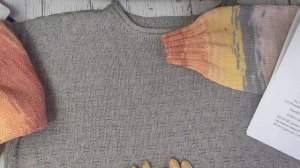 Что связать из секционки/Пуловер спицами / Женский свитер спицами/описание вязания