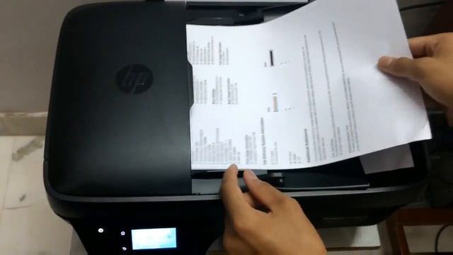 How to use hp 3835 printer automatic scanner