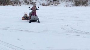 Мото буксировщик Мухтар 7 покатушки