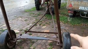 Кран самодельный передвижной для стройки