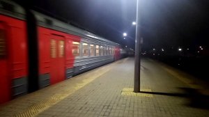 Отправление ЭД2Т 0045 со станции Голутвин в сторону Москвы.