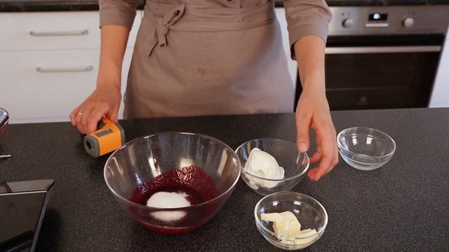 Рецепт начинки макарон черничный чизкейк I кондитер Ольга Шлычкова школа The Cake School