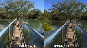 Realme GT5 vs iphone 14 camera test Comparison