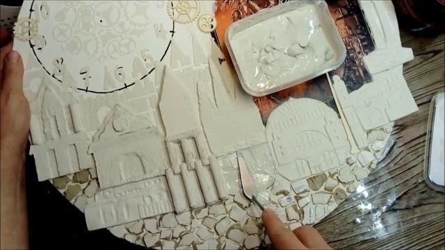 Часы своими руками. Декупаж.