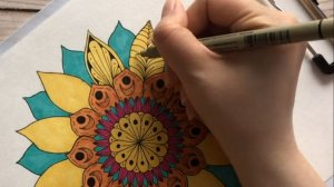 Марафон по рисованию мандал онлайн.