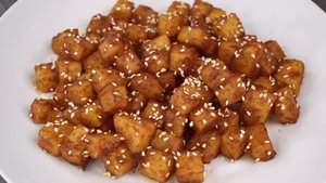 Картофельные кубики в кисло-сладкой глазури (Китай)