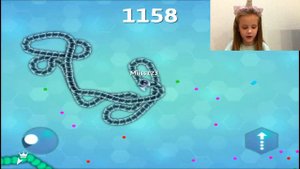 Играю в змейку snake.io стала королевой/Miss Milana PLAY GAMES