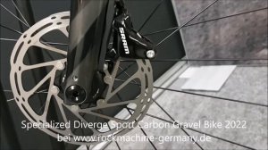 Specialized Diverge Sport Carbon FACT 8r SRAM Apex 1 Future Shock 1.5 DT Swiss G540 Gravel Bike 202