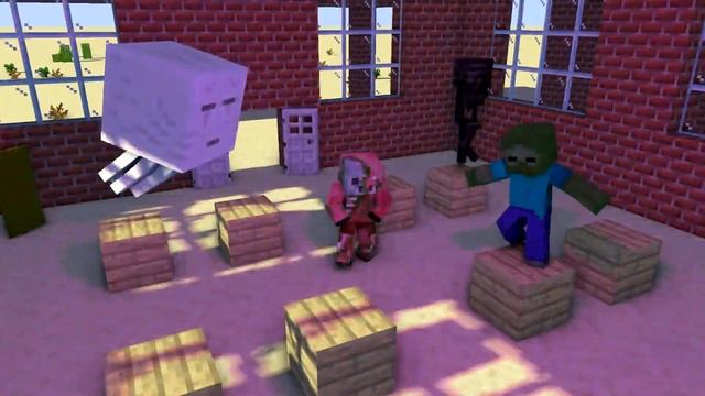 monster school : Poppy Playtime HORROR Challenge Part 3 - Minecraft Animation смотреть онлайн