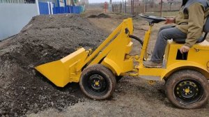 Минипогрузчик своими руками. Обзор. Поворотный отвал