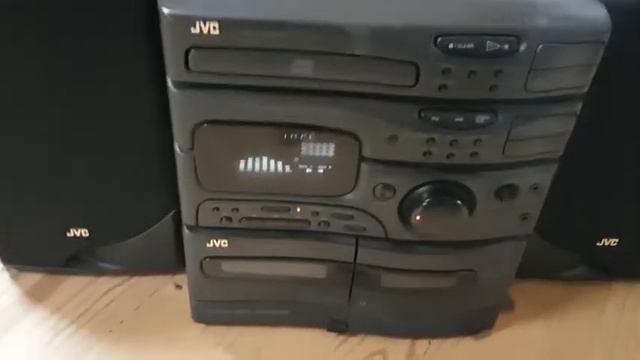 Музыкальный центр JVC CA-MXS2BK Япония винтаж 90-х годов 70 Ватт смотреть онлайн